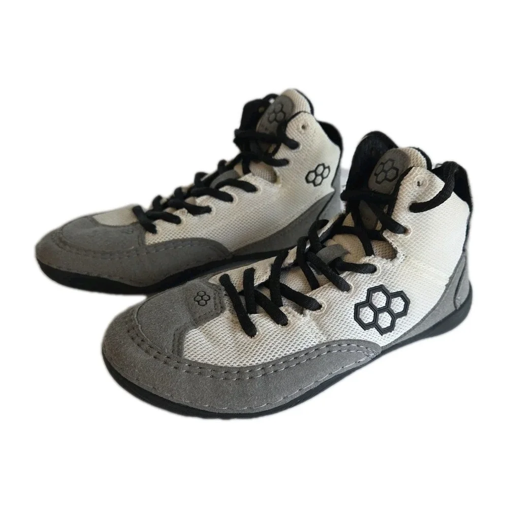 RUDIS Courage Youth Wrestling Shoes White Midnight Unisex 13Y Boys Girls Kids